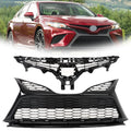 Front Grille Bumper Upper for Toyota Camry (2021–2022) Gloss Black