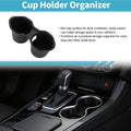 Console Cup Holder Organizer for Subaru Forester (2025–2026) TPE Black 1 pcs
