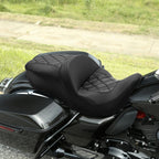 Driver Passenger Gel Seat for Harley Touring Street Road Glide (2009-2023)