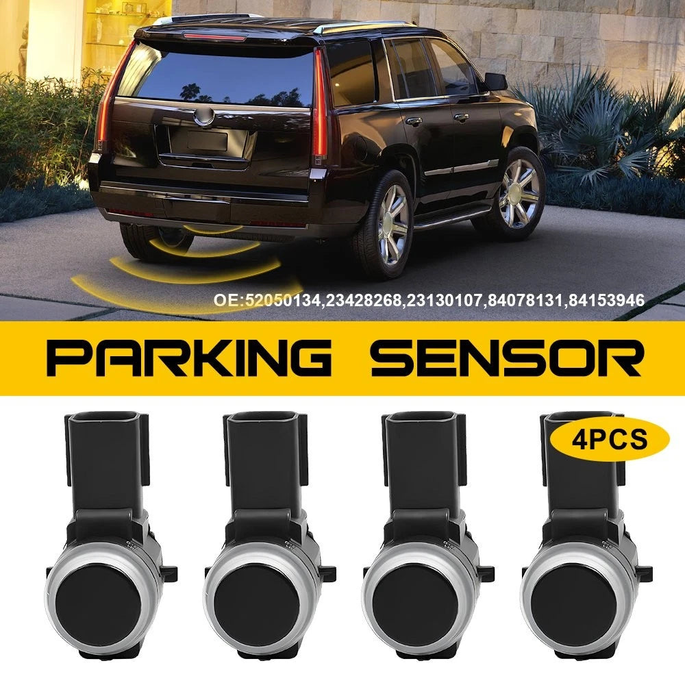 4X Backup Reverse Parking Assist Radar Sensors for Chevy Suburban (2015–2016)