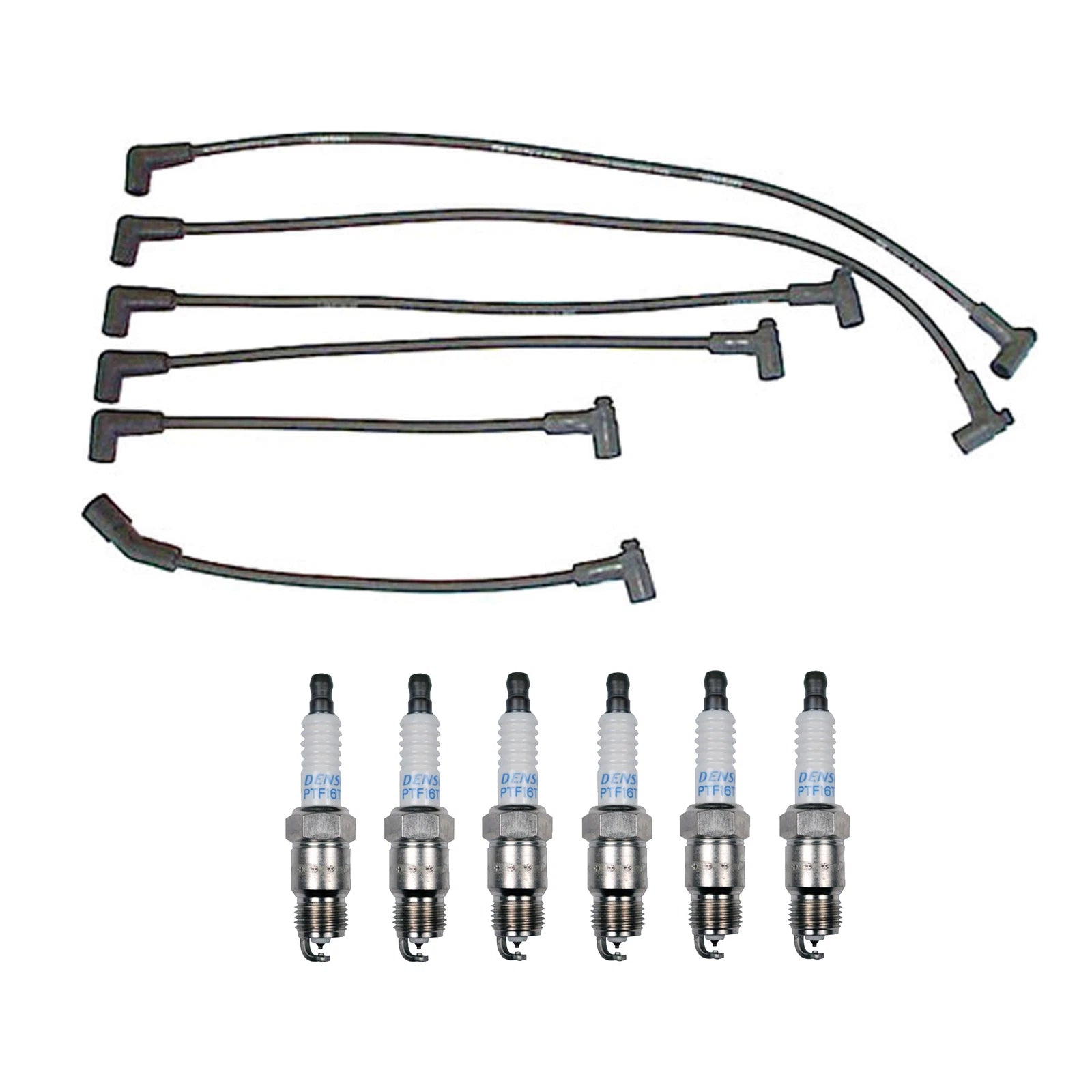 Denso Wire Set & 6 Platinum Spark Plugs Kit for Checker Chevy GMC L6