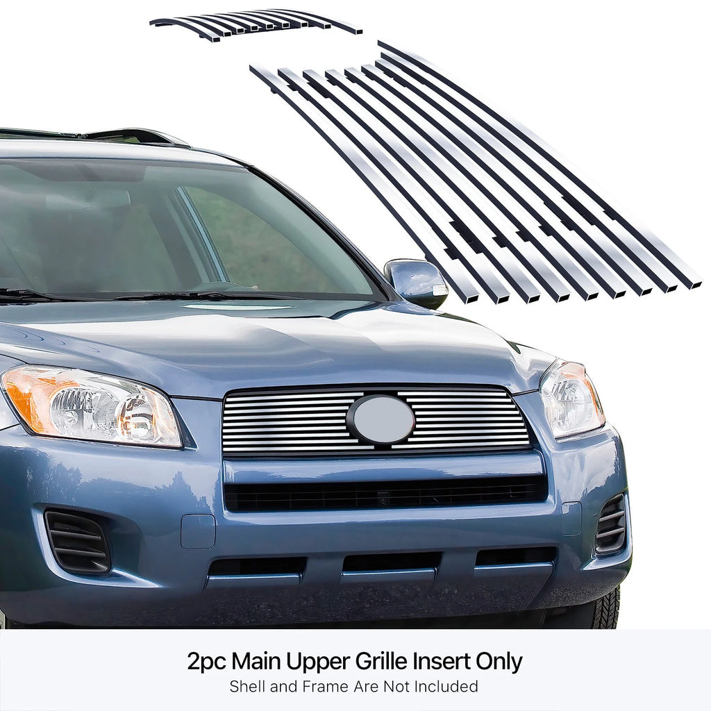 Stainless Chrome Billet Grille Insert for Toyota RAV4 (2009-2012)