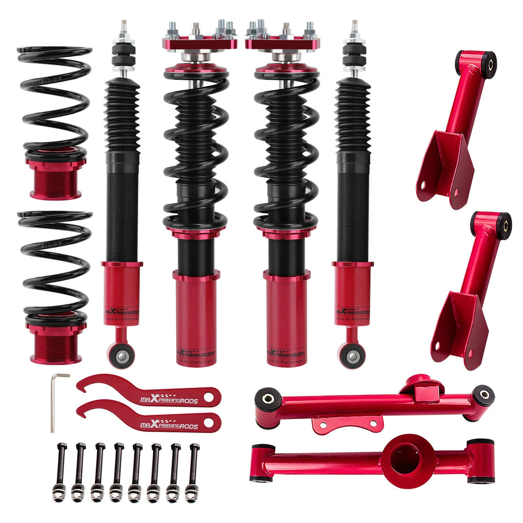 Coilovers 24 Way Damper + Control Arms Kit for Ford Mustang (1994–2004)
