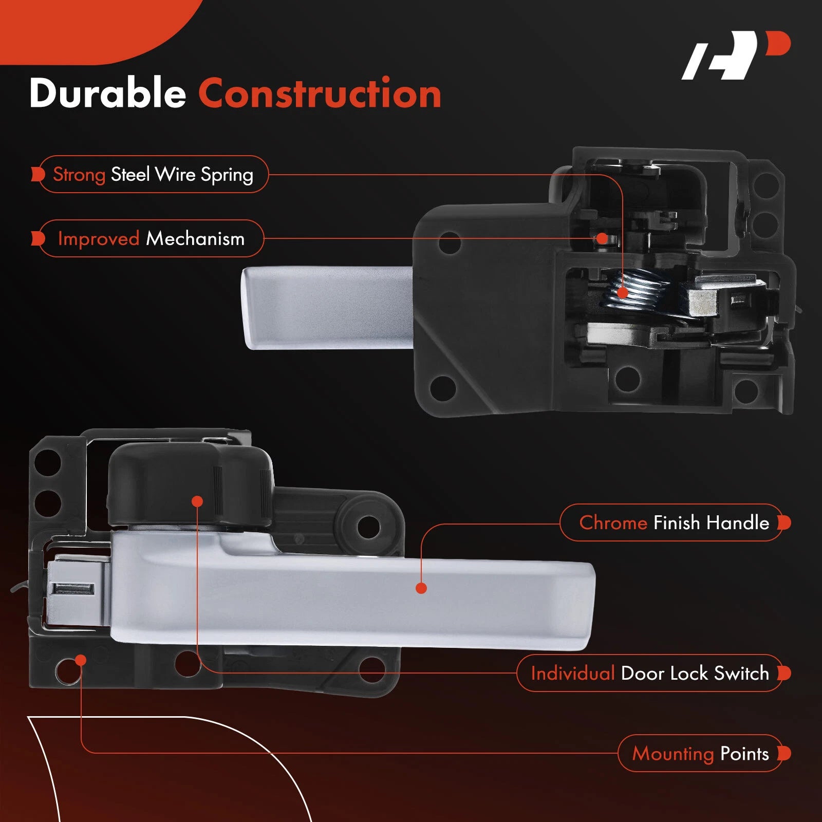 Left Interior Door Handle for Toyota Sequoia (2008-2022)