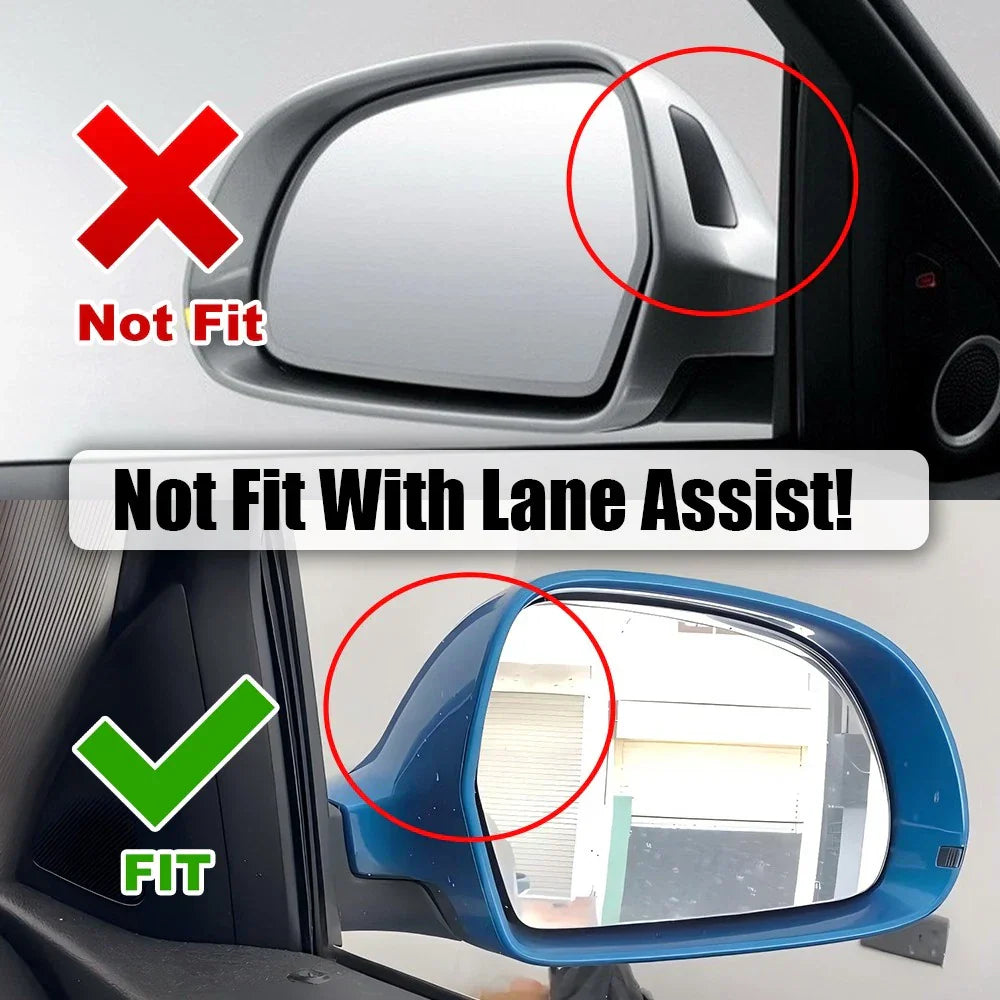 Side Wing Mirror Caps Covers for Audi A5/S5 (2008–2009)
