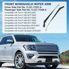 Pair Front Windshield Wiper Arms for Ford F150 Expedition Super Duty (2015–2023)