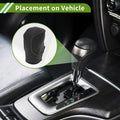 Car Gear Shift Knob Cover 1 x Black Grey Faux Leather for Honda Civic (2022-2024)