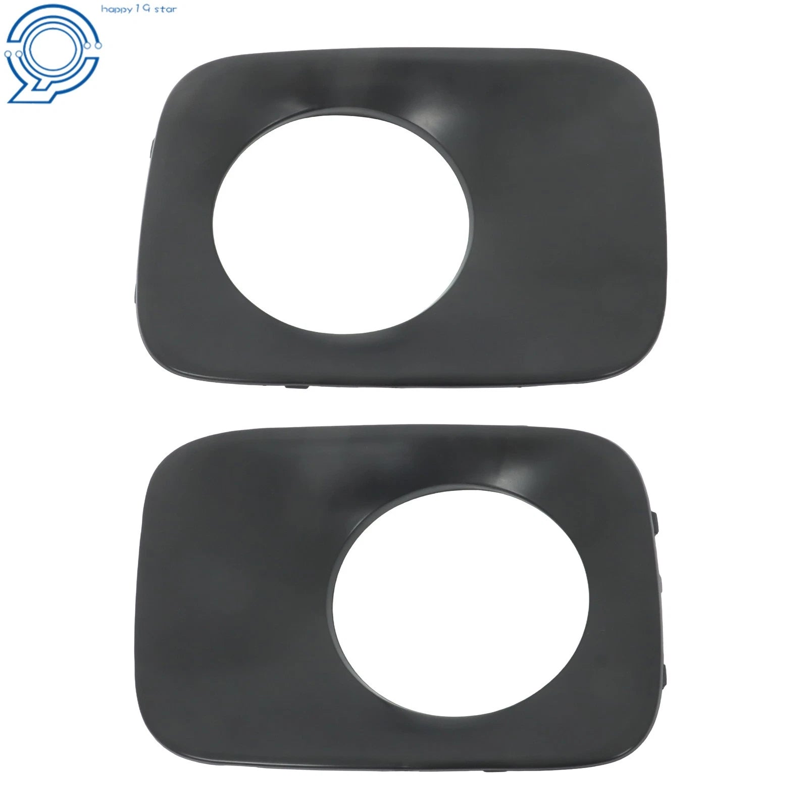 Set of 2 Primed Plastic Fog Light Covers for Honda Pilot (2009–2011)