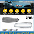 Clear Sequential White LED Side Marker Lights for Mitsubishi Lancer Evo X (2008–2015)