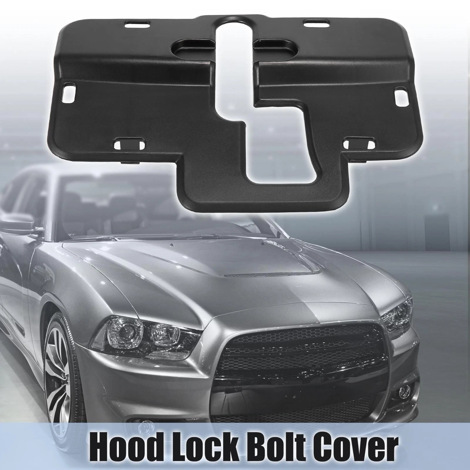 Front Hood Lock Bolt Cover Trim for Dodge Charger (2011–2020)