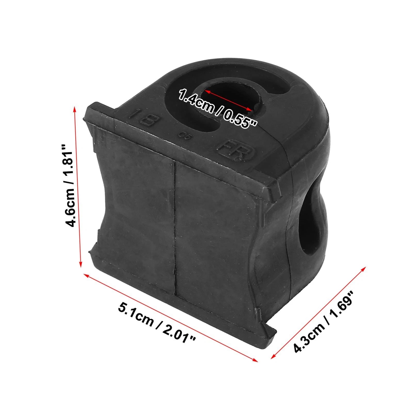 Front Left Stabilizer Sway Bar Bushing for Honda Civic (2012–2016) 51307-TR0-A11