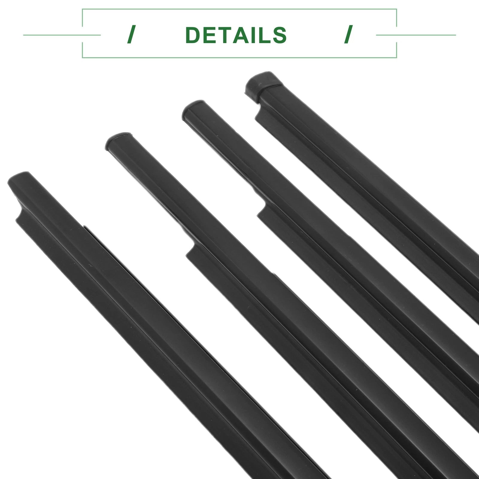 Set of 4 Weatherstrip Window Seal No.6821052150 for Toyota Yaris (2007–2016)