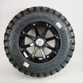 Set of 4 MSA M12 Diesel 14x7 Wheels 4x110 with MotoHammer 28x10R14 Tires for ATV/UTV