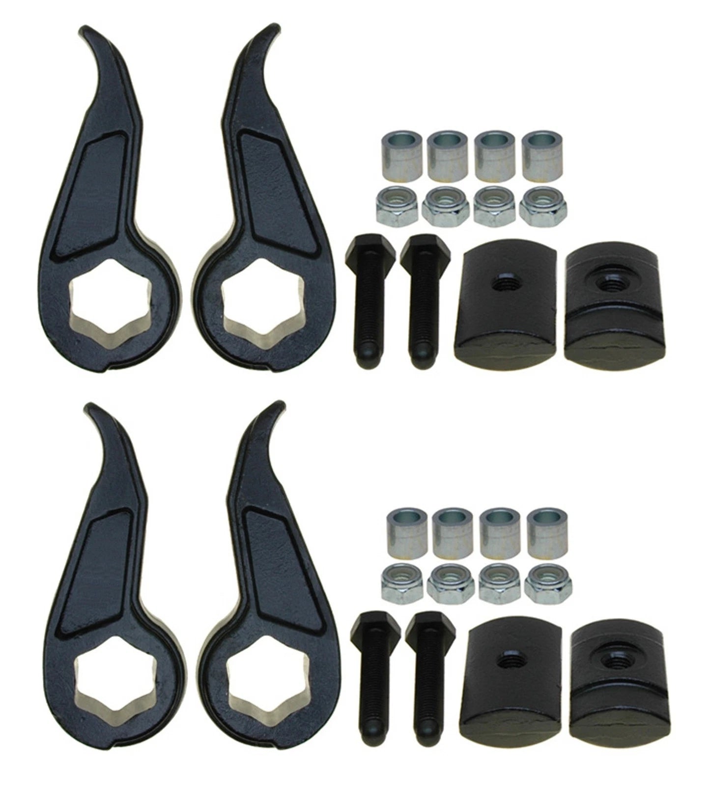 Set of 2 Front Adjustable Torsion Bar Keys 2.25" for Chevrolet GMC