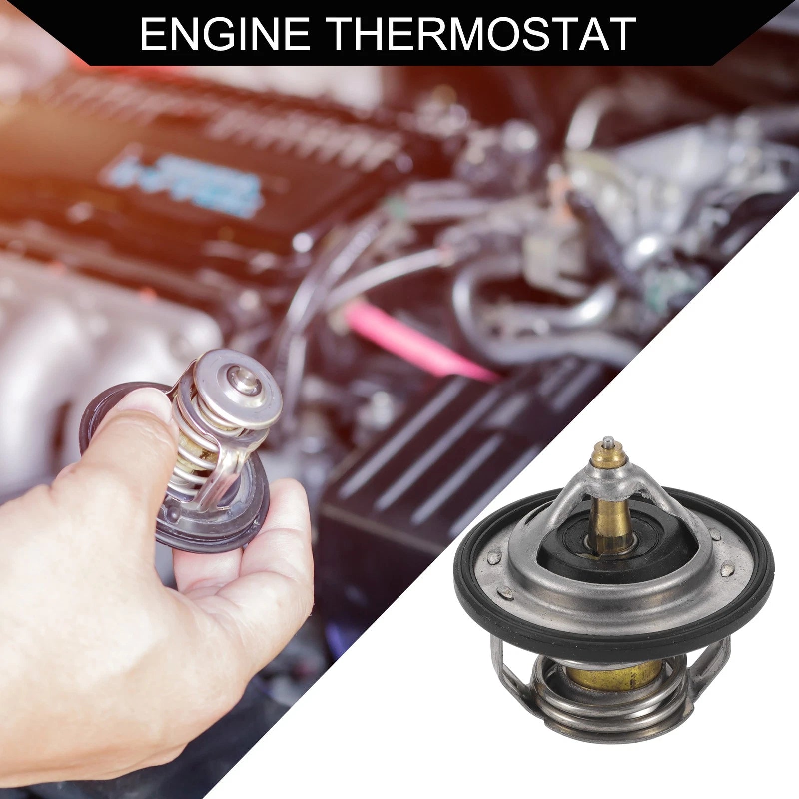 Engine Coolant Thermostat for Mitsubishi Delica (1979–1986) No.MD972905