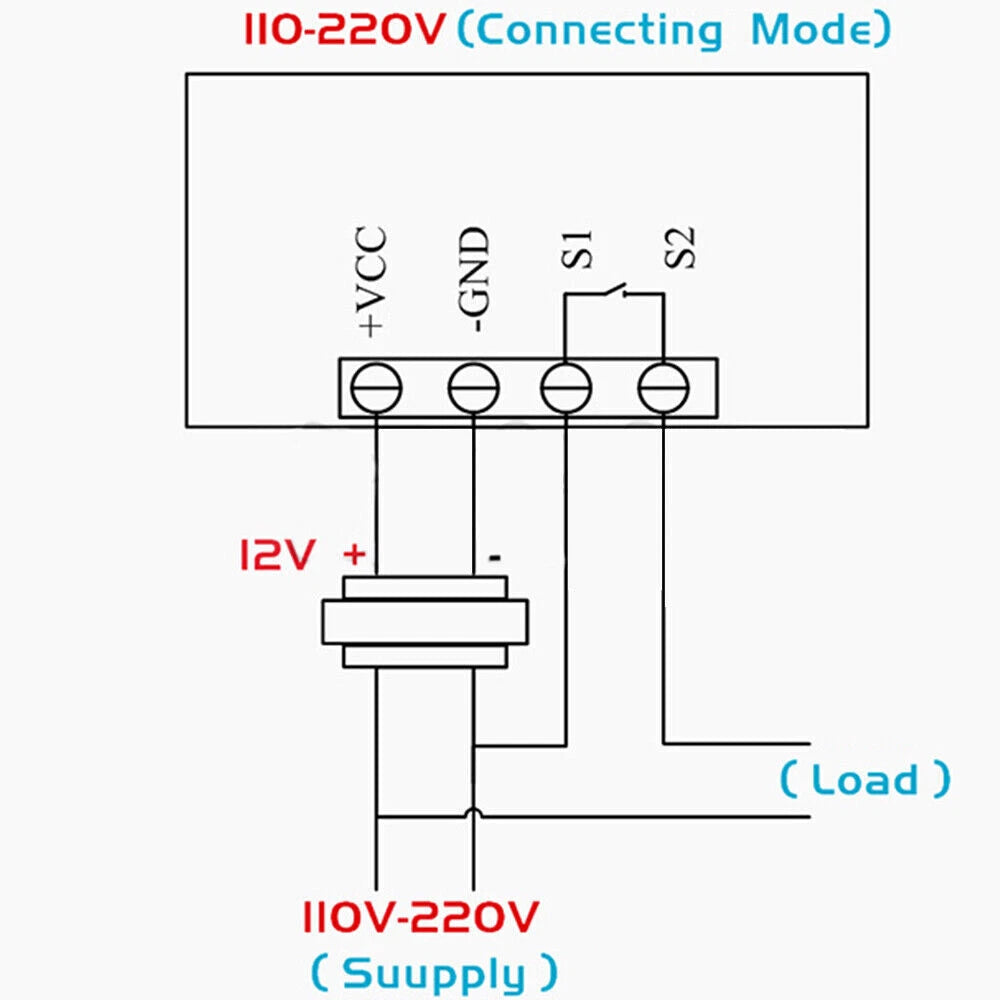Digital Temperature Controller Thermostat for 12V 110V-220V