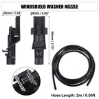Set of 2 Windshield Washer Nozzles No. 76810TP6A01 for Honda Accord 