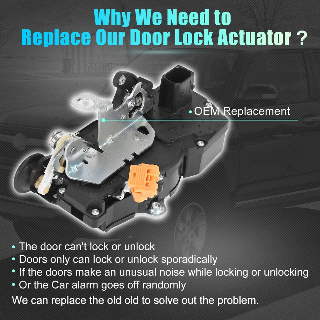 Door Lock Actuator Motor Rear Left 931-108 for Cadillac Chevrolet Suburban 