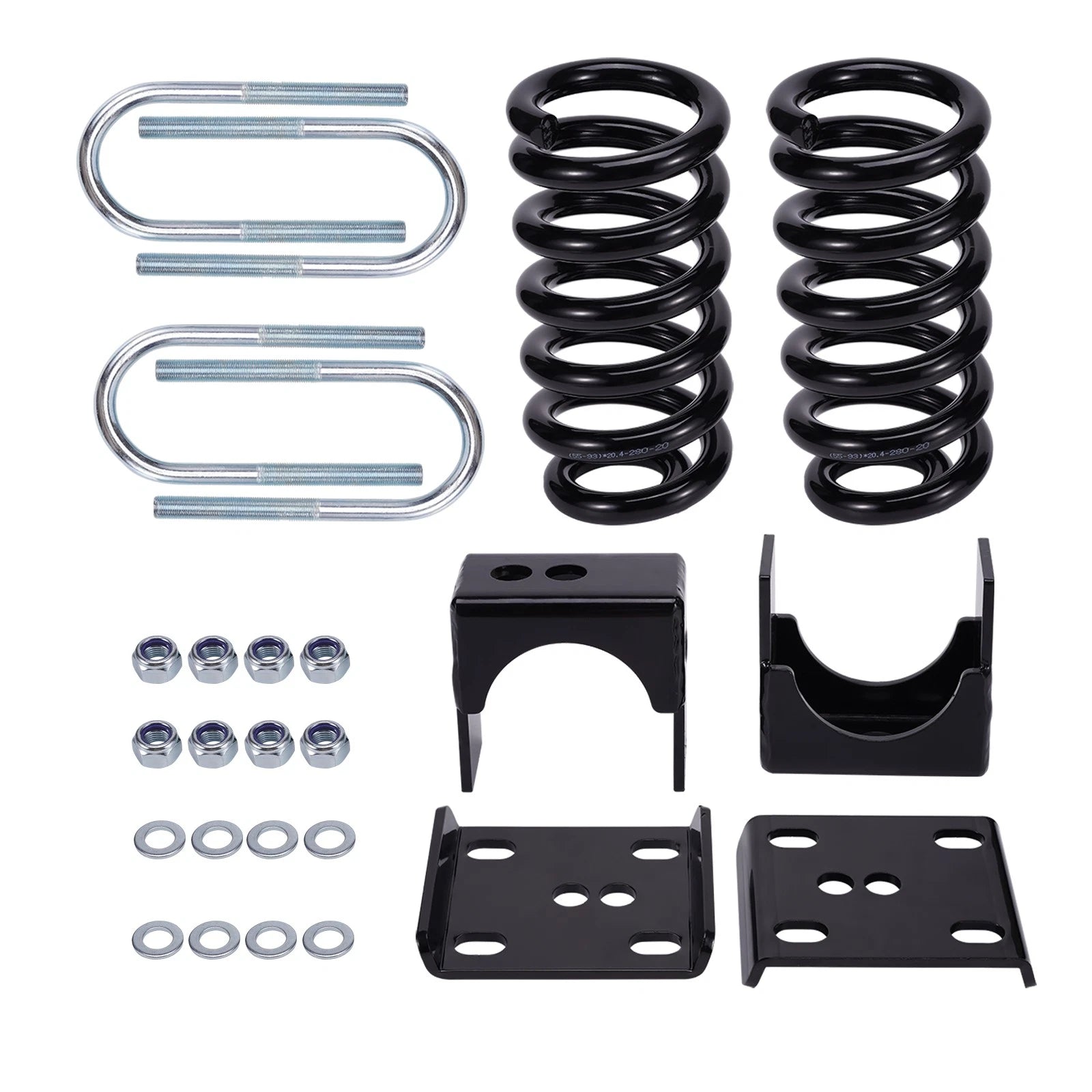 3" Front & 5" Rear Drop Lowering Kit for Chevrolet C10 GMC C15 (1973–1987)