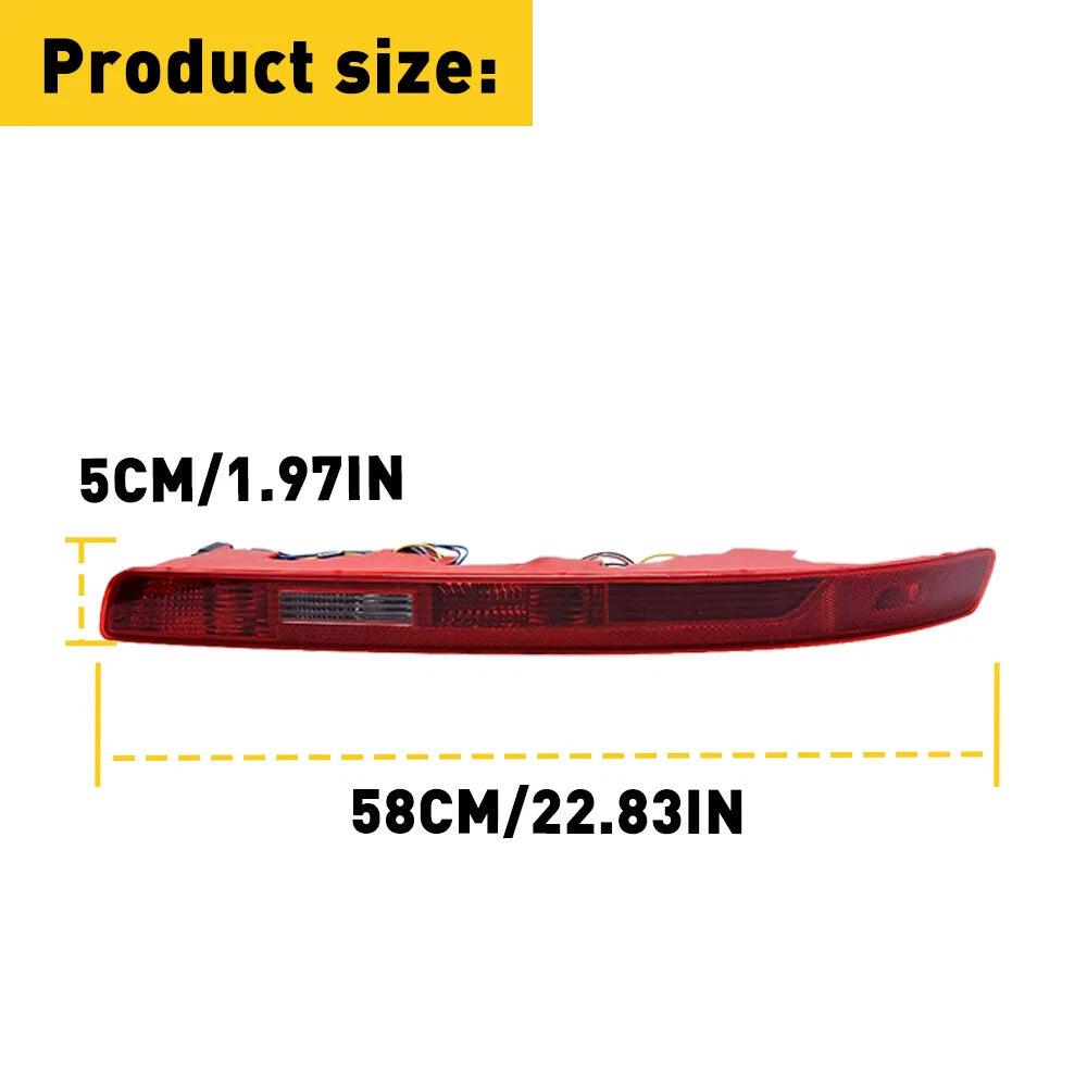 Rear Right Tail Light Reflector for Audi Q7 (2006–2015) Red Lens