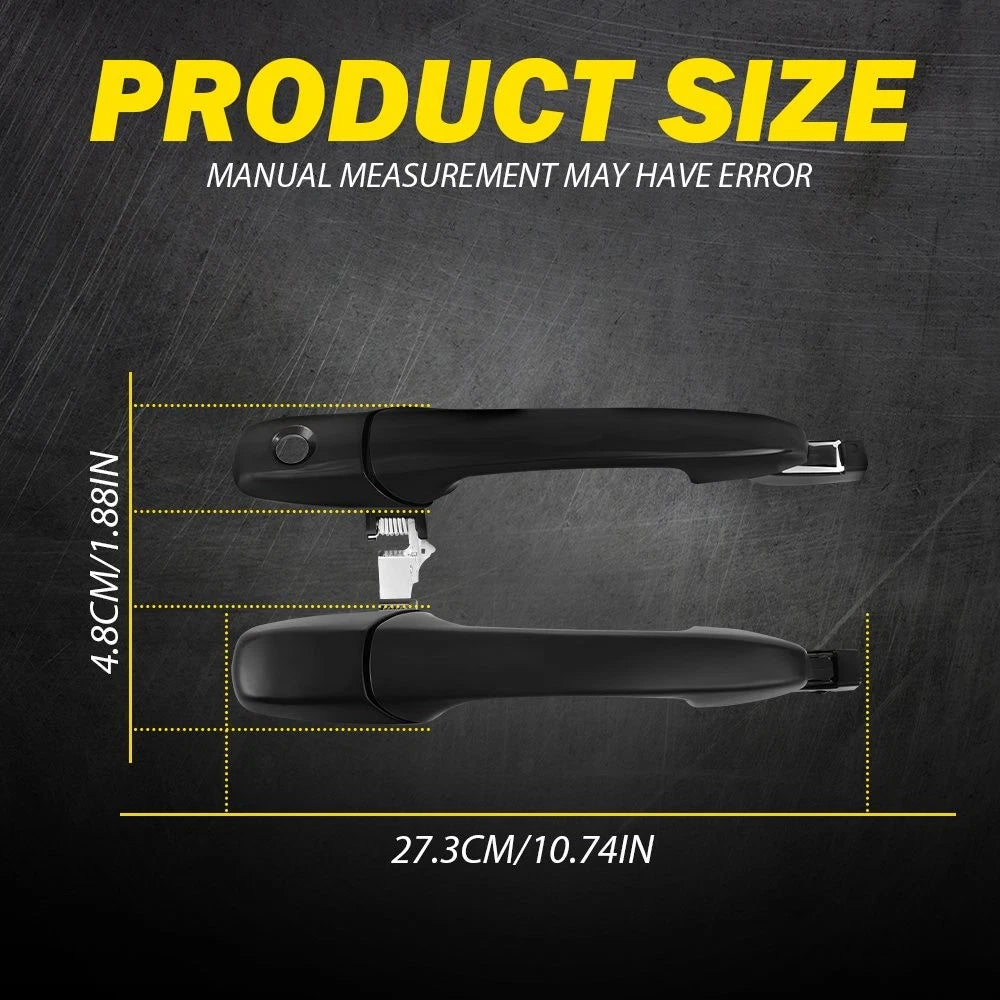 2X Door Handle Outer Front for Mazda 3 5 CX-7 CX-9 RX-8 (H)
