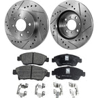 Brake Disc and Pad Kit for Honda Civic (1993–2005) Cross-Drilled