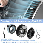 AC Compressor Clutch Kit for Nissan Murano Pathfinder Maxima (2003–2008)