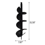 8" Earth Auger Drill Bit for Gas Powered Post Hole Digger