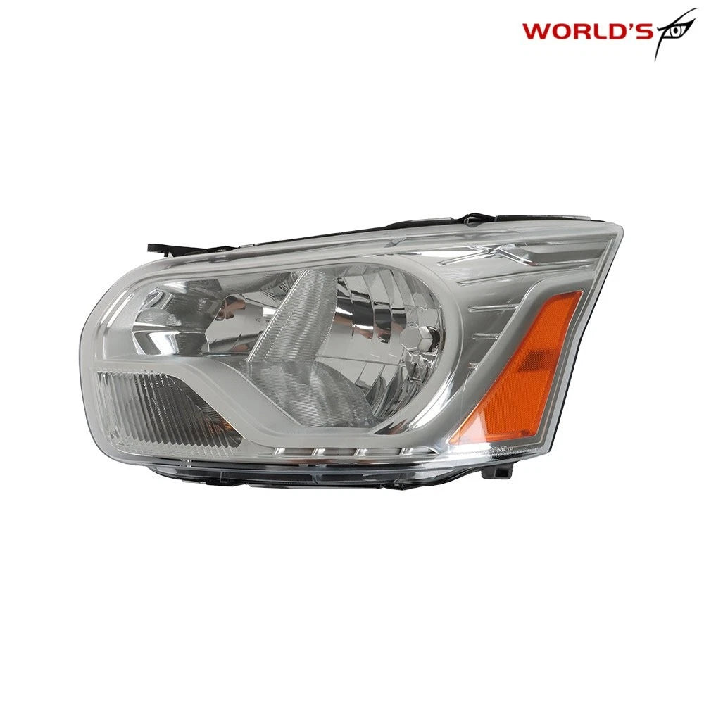 Halogen Headlight for Ford Transit 2015–2021 Left Side Clear Lens