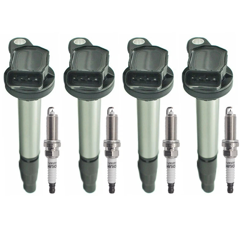 4X Ignition Coil & Iridium Spark Plug for Toyota Corolla iM Prius V (2016–2019) 90919-02258
