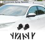 Washer Nozzle Set of 6 w/ Hose Connector for Honda 