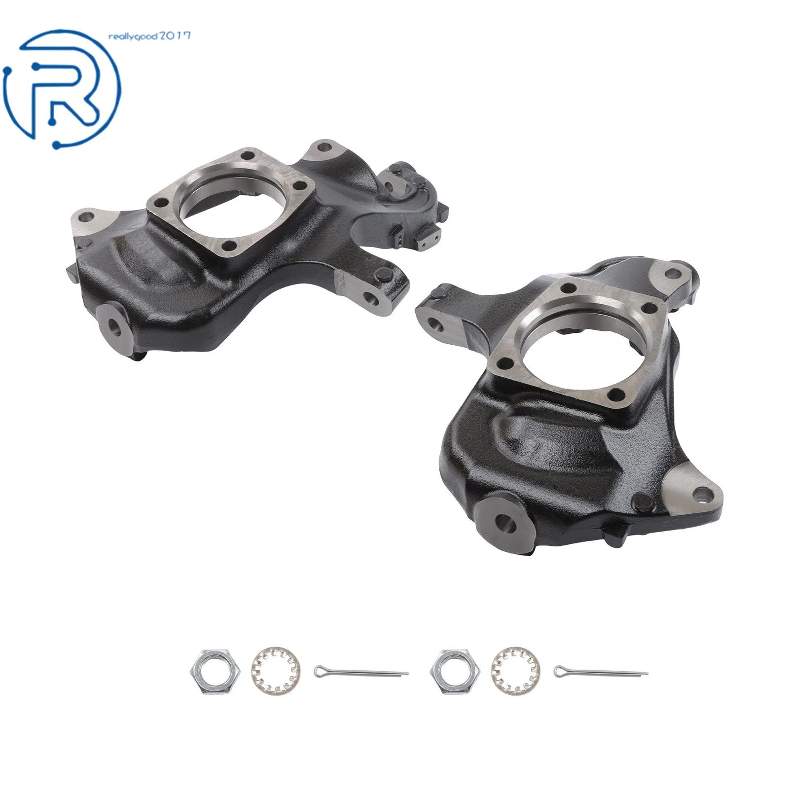 Set of 2 Front Spindle Knuckles for Chevrolet Silverado GMC Sierra (2011–2019)