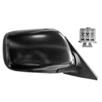 Replacement Black Matte Passenger Power Door Mirror w/o Turn Signal for Ford