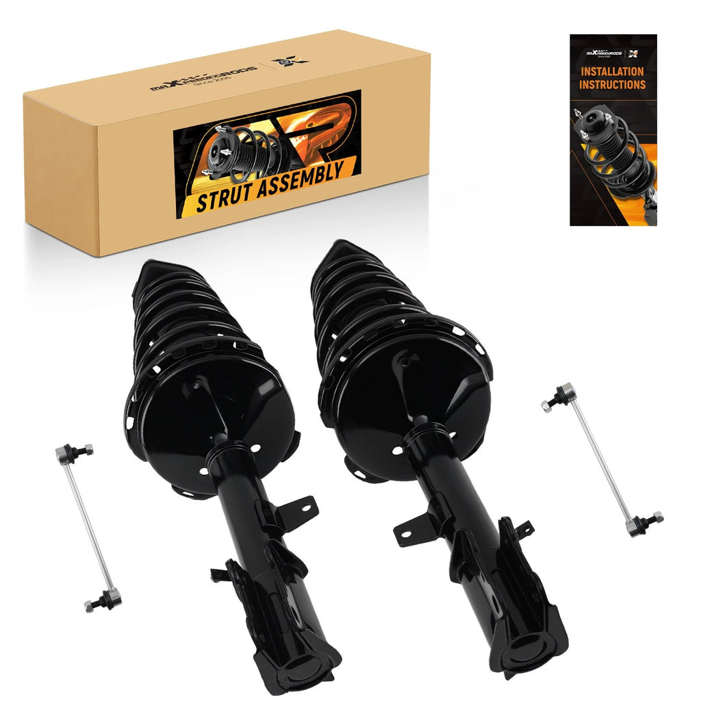 Rear Struts with Coil Spring and Sway Bar Links Kit for Toyota Highlander Venza (2010–2023)