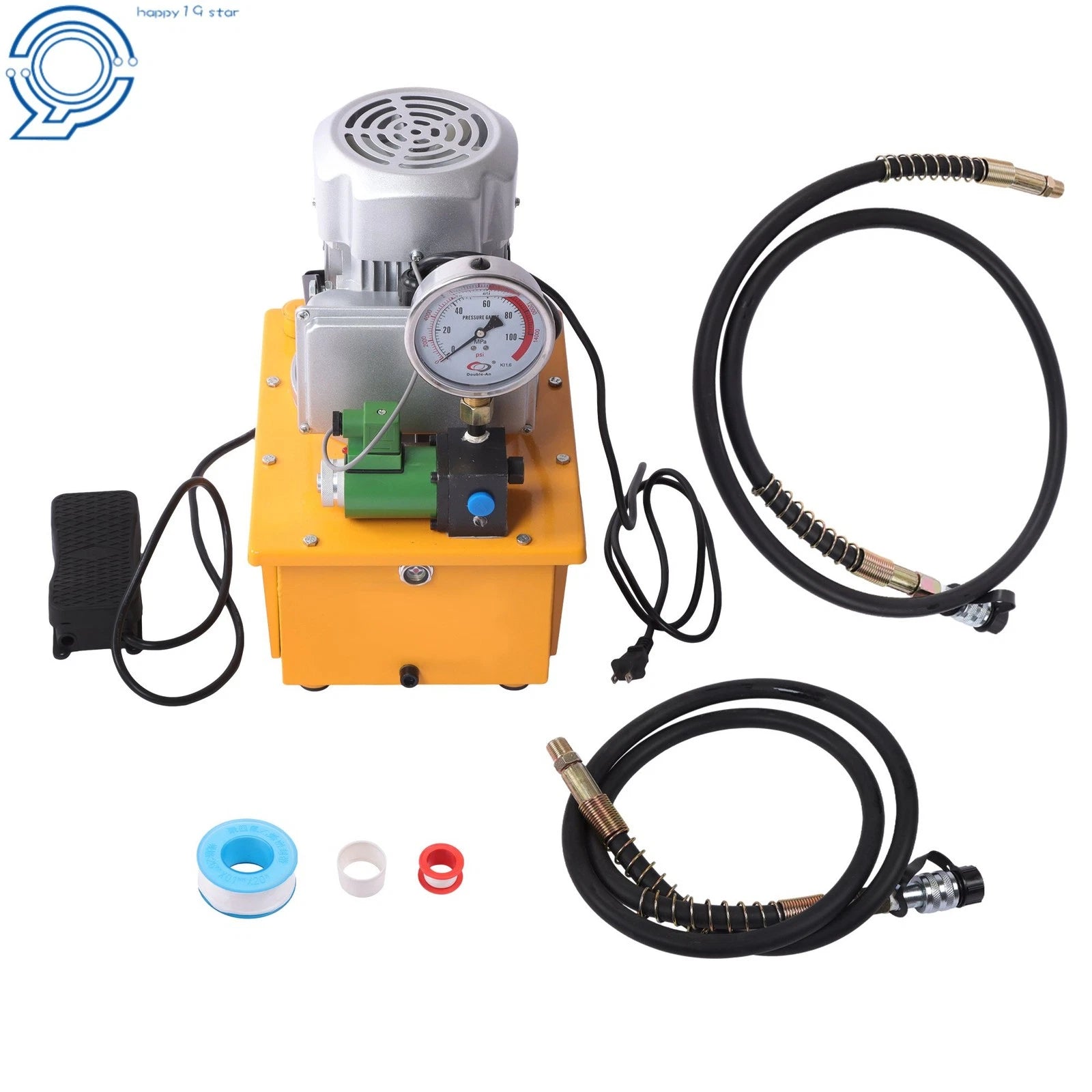 750W Electric Hydraulic Pump for (10000PSI, 8L Capacity)