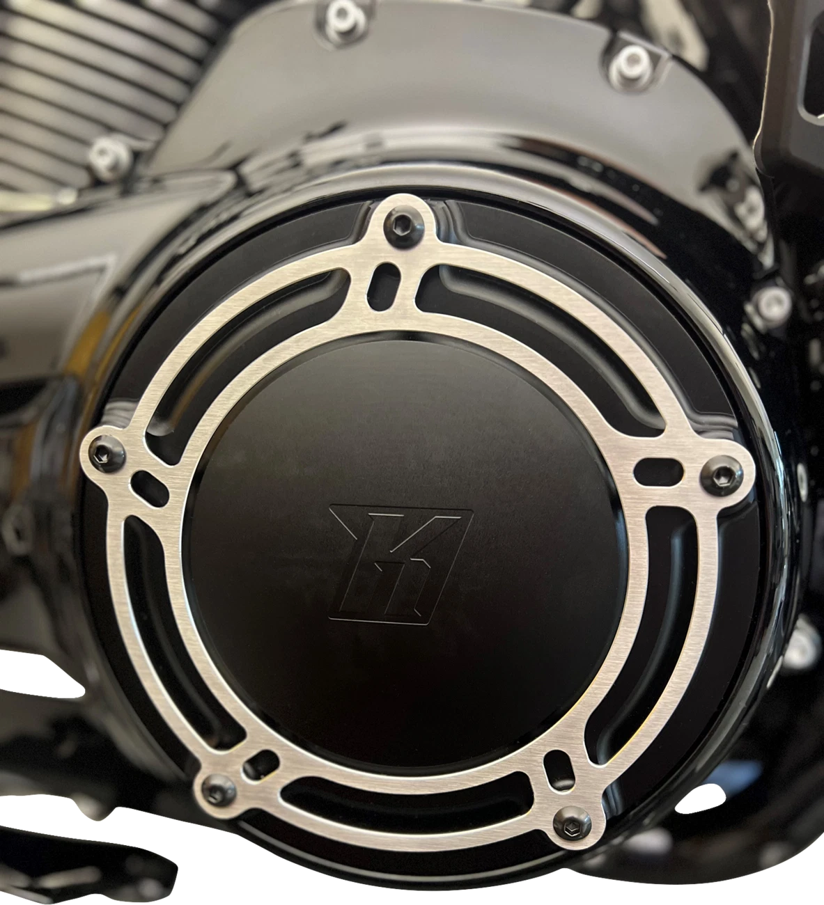 KODLIN USA Derby Cover for Harley M8 Touring (2017–2023) - Black - NXL K25409
