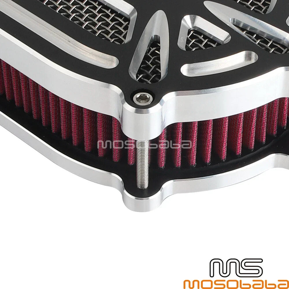 Inlet Air Intake Cleaner Replacement Filter for Harley Dyna Softail FLST (2006-2023)