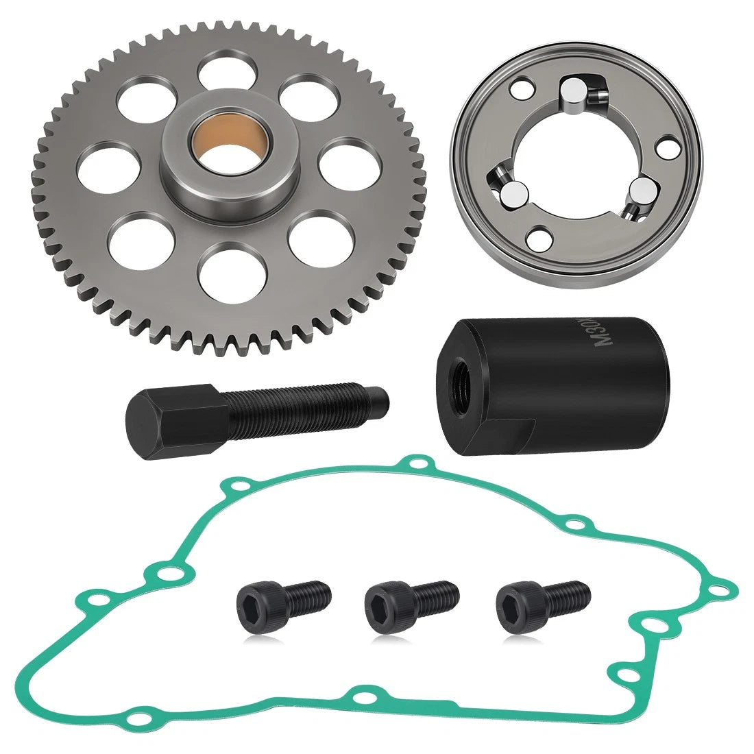 One Way Starter Clutch Gear Idler Gasket Puller for Kawasaki Bayou 250 220 (1990–2004)