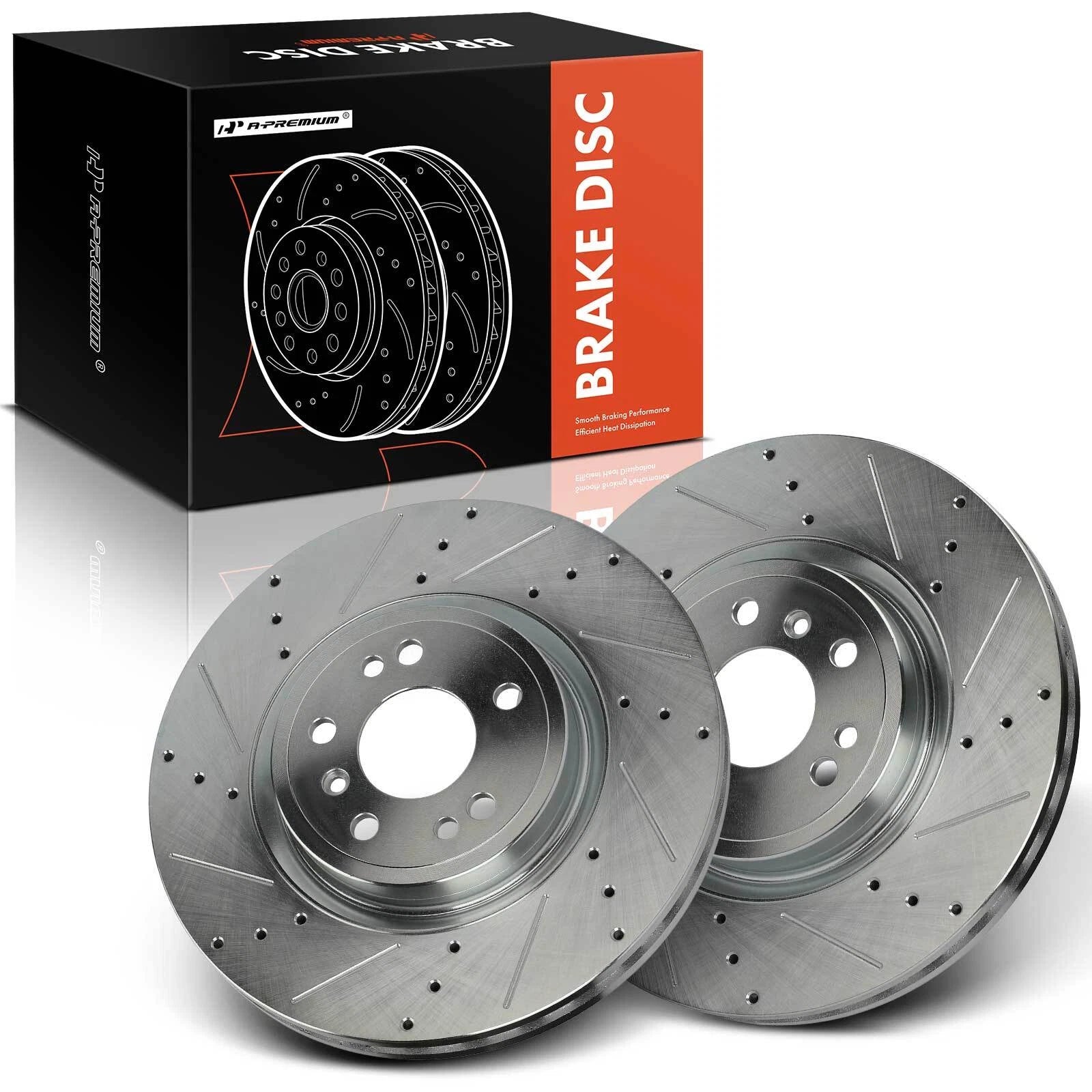 Drilled Brake Rotors for Mercedes-Benz GLE400 GLE300d (2016–2023)