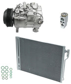AC Compressor Kit With Condenser for BMW 528i 2.0L Turbo (2014–2014)