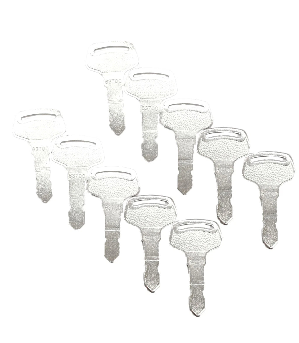 10 Keys for Kubota B Series Tractor (15248-63700)