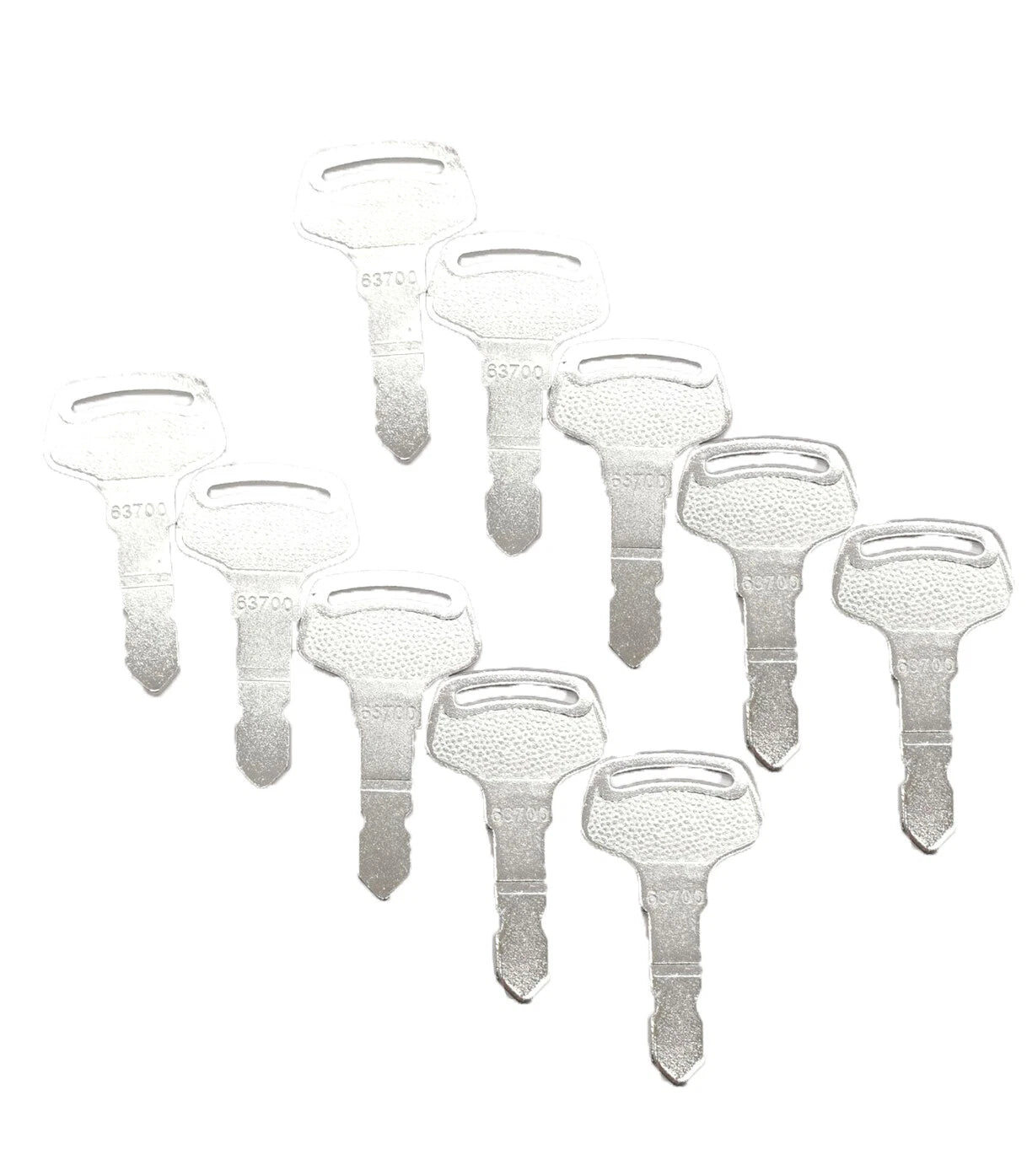 10 Keys for Kubota B Series Tractor (15248-63700)