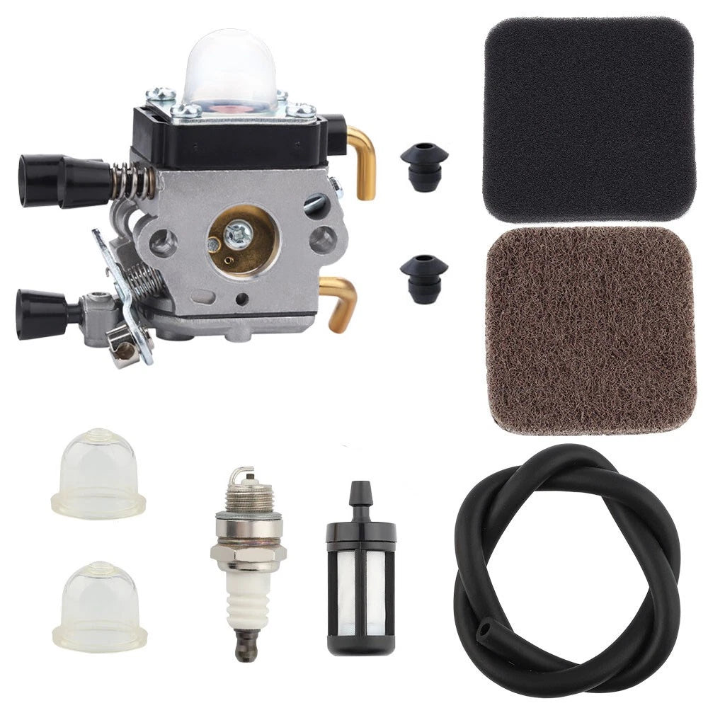 Carburetor Air Filter Kit for STIHL FS38 FS45 FS46 FS55 KM55 FS45C FC55 (No Year)