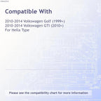 Replacement Passenger Side Halogen Head Light Assembly for See Compatibility Chart (—)