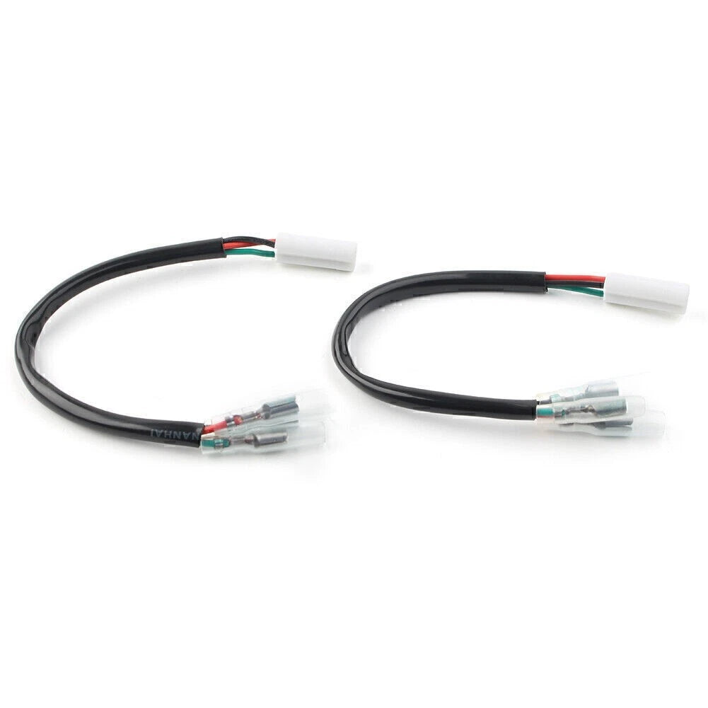3-Wire Front Turn Signal Splitter Harness Y-Adapter for Yamaha R1/R3/R6/FZ07/FZ09 (2000–2023)