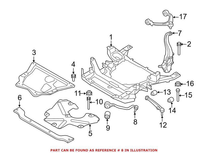 Suspension Control Arm Front Right Lower for BMW (2011–2019) 31127850160