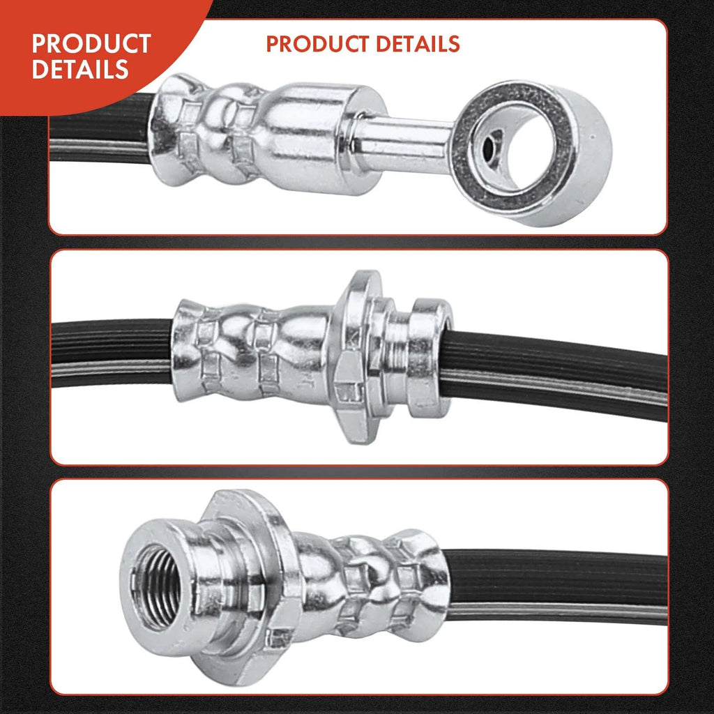 Rear Left Brake Hydraulic Hose for Nissan Sentra 1995–1999, 200SX 1995–1998