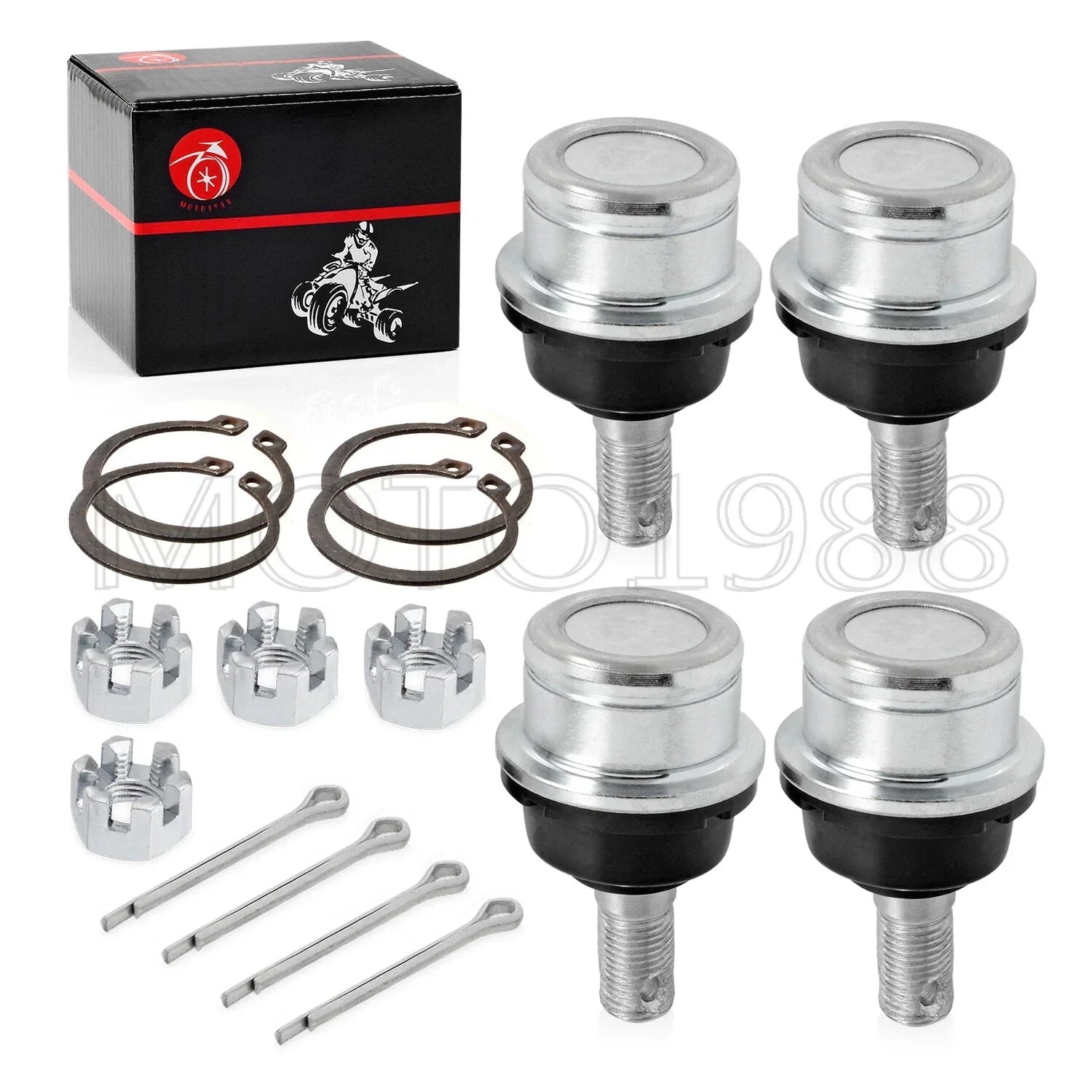 4x Front Ball Joints Yamaha Grizzly YFM350-450