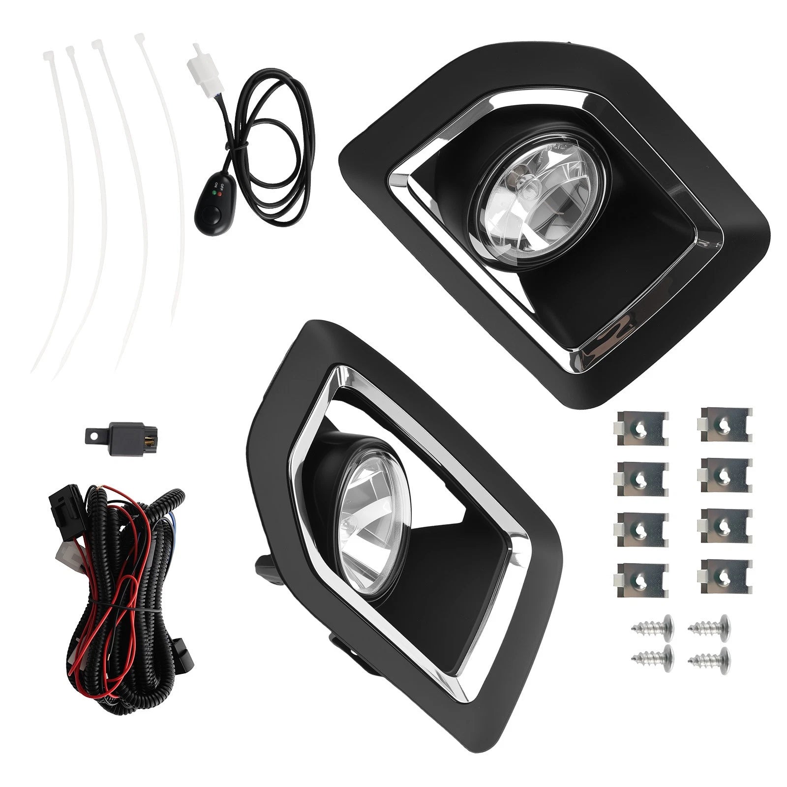 Front Fog Lamp Assembly for GMC Sierra 2500HD/3500HD (2015–2019) 22902334 Halogen