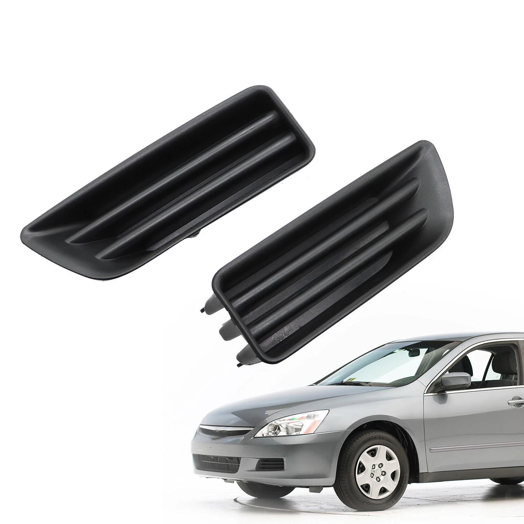 2X Fog Light Lamp Cover for Honda Accord (2006–2007) W/o Hole